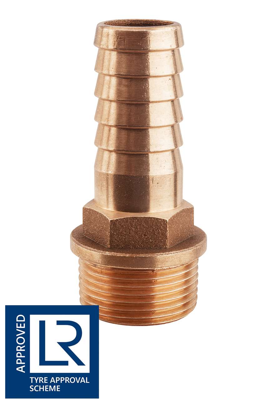 BRONZE HOSE NIPPLE AG 1/2 - 8